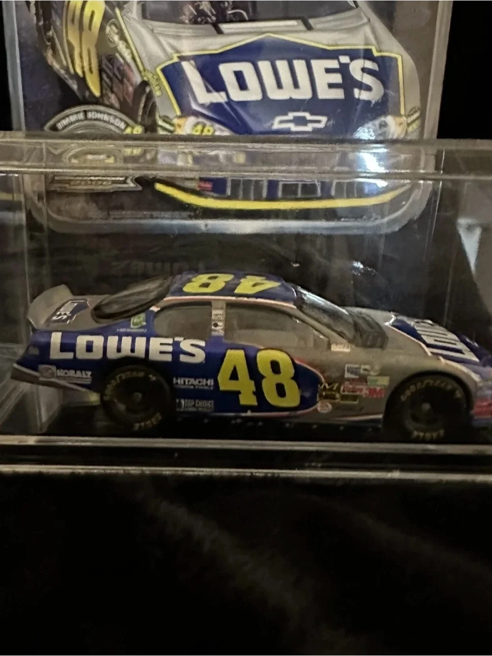Jimmie Johnson Lot 2 1/64 And Nextel Cup Champion 2006 Sign